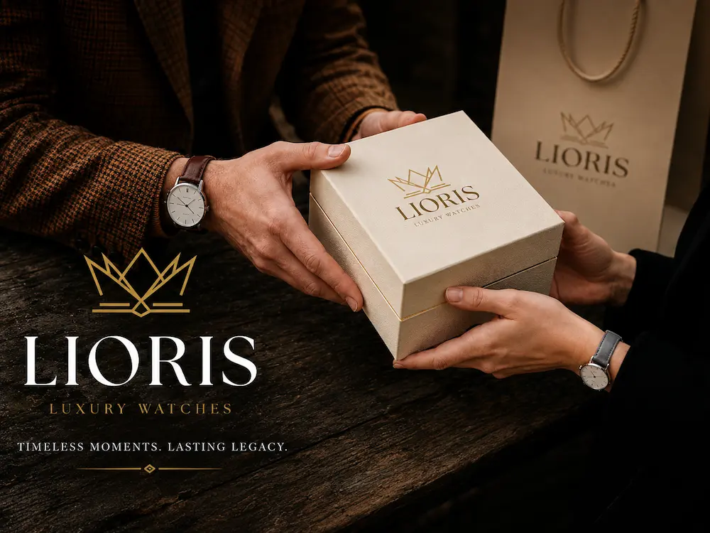 Deux personnes portant des montres Lioris